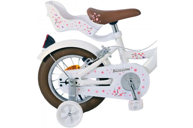 Volare Blossom Children's bike - Girls - 12 inch - White - Two hand brakes