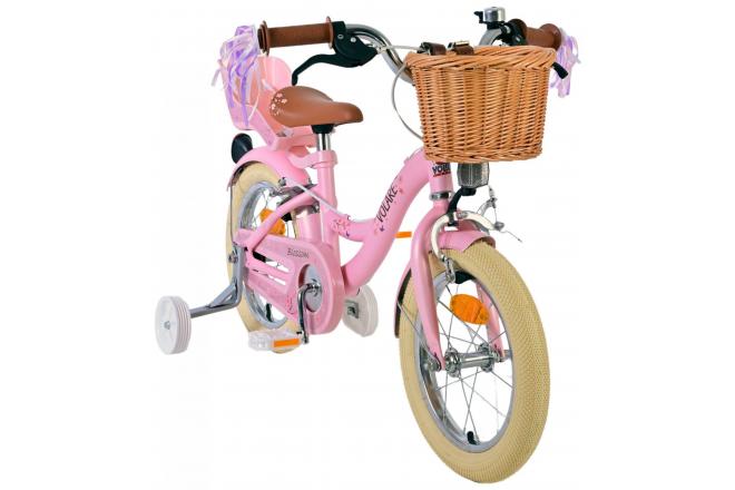 Volare Blossom Children's bike - Girls - 14 inch - Pink - Two Hand Brakes