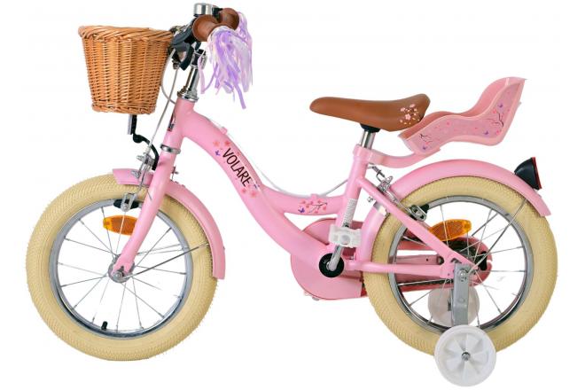 Volare Blossom Children's bike - Girls - 14 inch - Pink - Two Hand Brakes