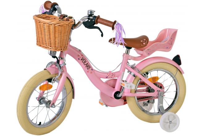 Volare Blossom Children's bike - Girls - 14 inch - Pink - Two Hand Brakes