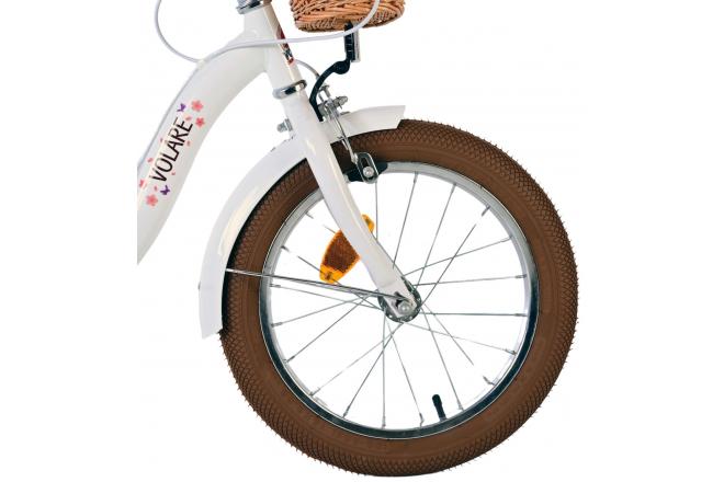 Volare Blossom Children's bike - Girls - 16 inch - White - Two Hand Brakes