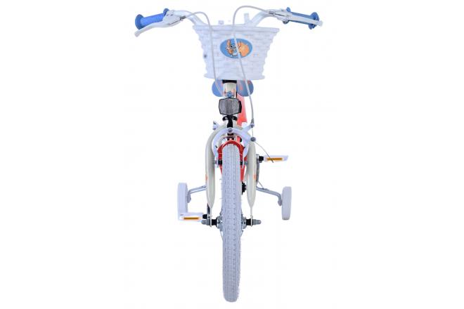 Disney Stitch Kids bike - Girls - 16 inch - Cream Coral Blue - Two hand brakes