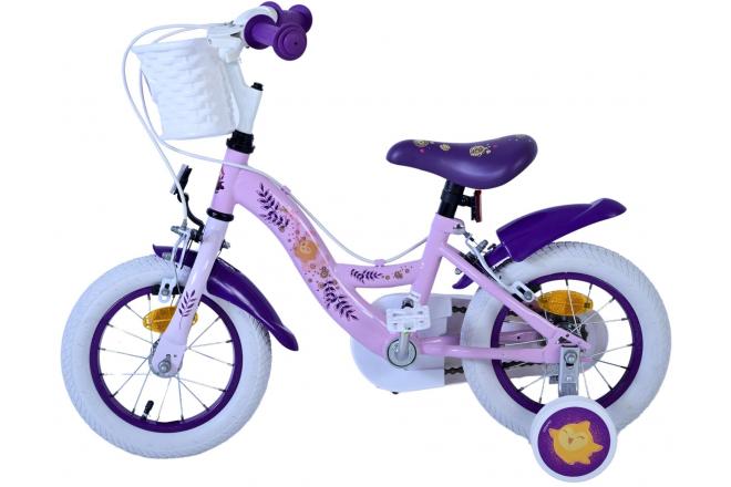 Disney Wish Kids bike - Girls - 12 inch - Purple - Two hand brakes