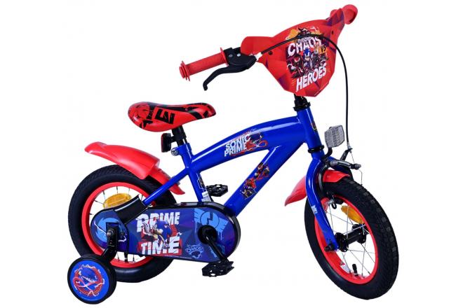 Sonic Prime Children's bike - Boys - 12 inch - Blue Red