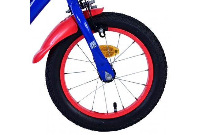 Sonic Prime Children's bike - Boys - 14 inch - Blue Red - Two hand brakes