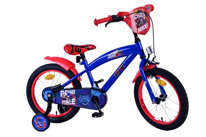 Sonic Prime Children's bike - Boys - 16 inch - Blue Red