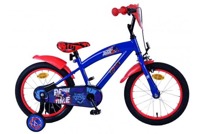 Sonic Prime Children's bike - Boys - 16 inch - Blue Red