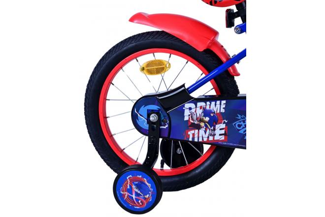 Sonic Prime Children's bike - Boys - 16 inch - Blue Red