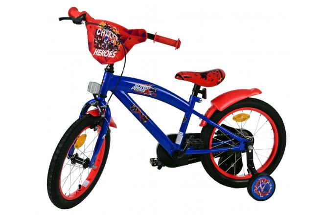 Sonic Prime Children's bike - Boys - 16 inch - Blue Red