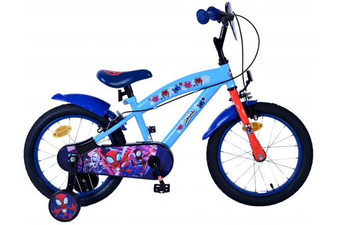 Spidey Kids bike - Boys - 16 inch - Blue - Two hand brakes