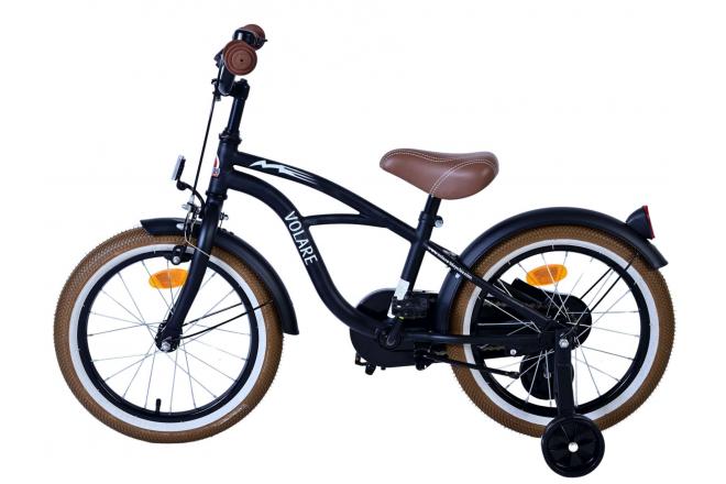 Volare Black Cruiser Children's Bicycle - Boys - 16 inch - Black