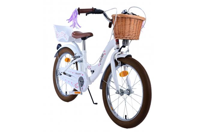 Volare Blossom Children's bike - Girls - 18 inch - White - Two hand brakes