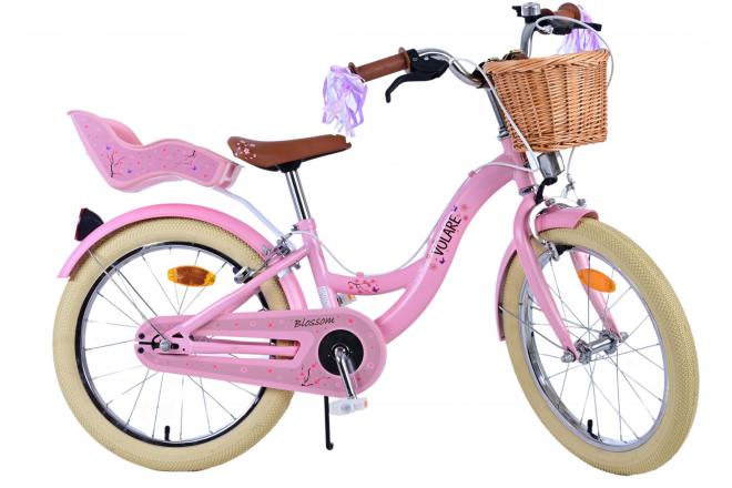 Volare Blossom Children's bike - Girls - 18 inches - Pink - Two hand brakes