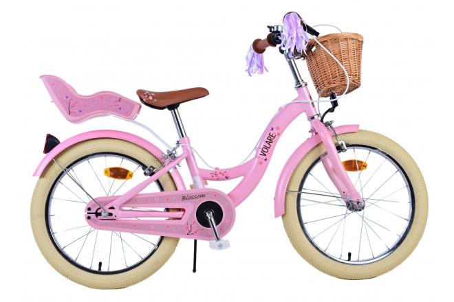 Volare Blossom Children's bike - Girls - 18 inches - Pink - Two hand brakes