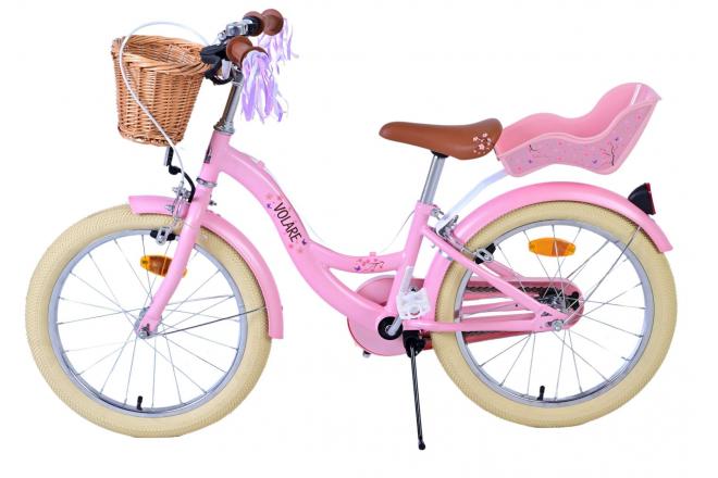 Volare Blossom Children's bike - Girls - 18 inches - Pink - Two hand brakes