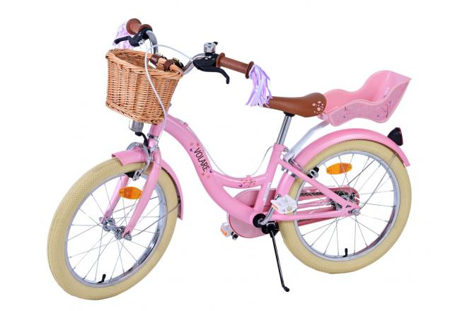 Volare Blossom Children's bike - Girls - 18 inches - Pink - Two hand brakes