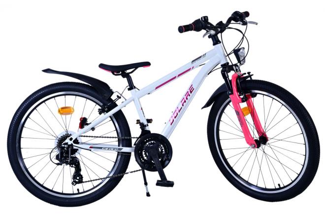 Volare XC Race Children's bike - 24 inch - 21 speed - White Pink