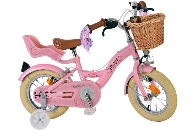 Volare Blossom Children's bike - Girls - 12 inch - Pink - Two hand brakes