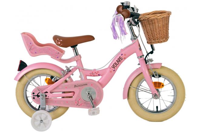 Volare Blossom Children's bike - Girls - 12 inch - Pink - Two hand brakes