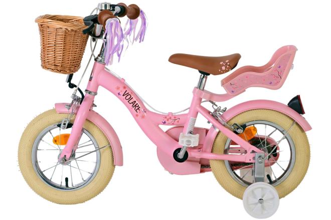 Volare Blossom Children's bike - Girls - 12 inch - Pink - Two hand brakes