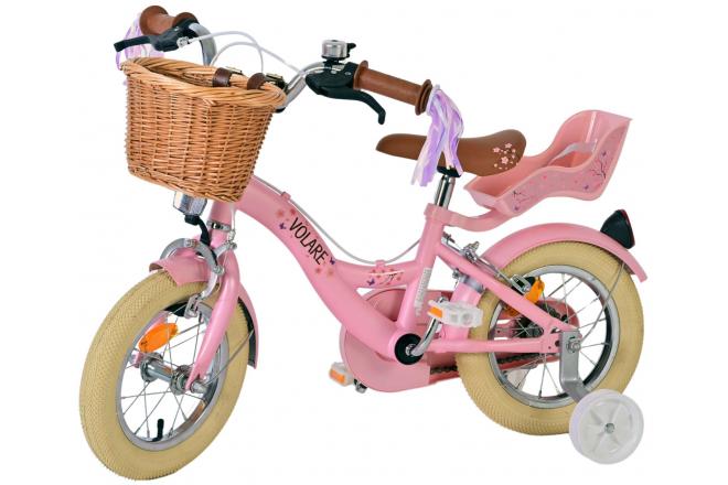 Volare Blossom Children's bike - Girls - 12 inch - Pink - Two hand brakes