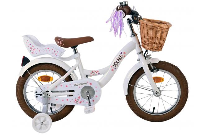 Volare Blossom children's bike - Girls - 14 inch - White