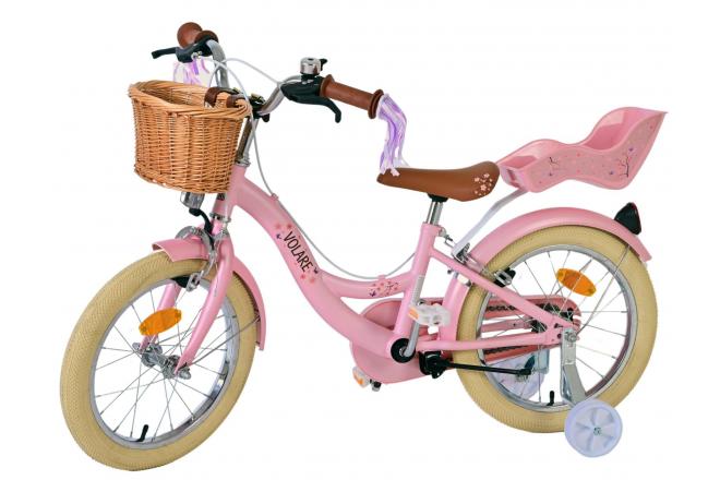 Volare Blossom Children's bike - Girls - 16 inch - Pink - Two Hand Brakes