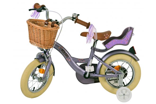 Volare Blossom Children's bike - Girls - 12 inch - Purple