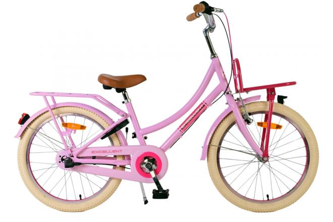 Volare Excellent Children's bike - Girls - 20 inch - Pink - 3 gears