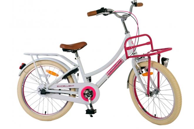 Volare Excellent Children's bike - Girls - 20 inch - White - 3 gears