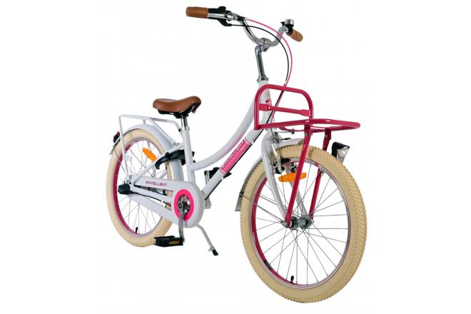 Volare Excellent Children's bike - Girls - 20 inch - White - 3 gears