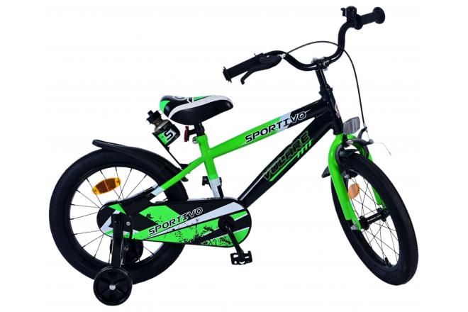 Volare Sportivo Kids bike - boys - 16 inch - Green Black