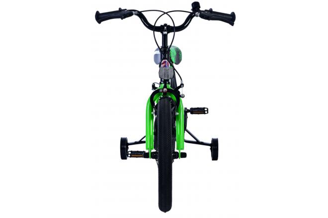 Volare Sportivo Kinderfiets - Boys - 16 inch - Green Black - Two Hand Brakes