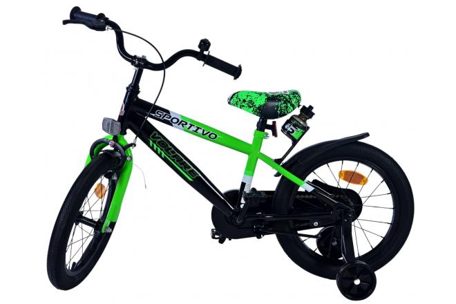 Volare Sportivo Kids bike - boys - 16 inch - Green Black