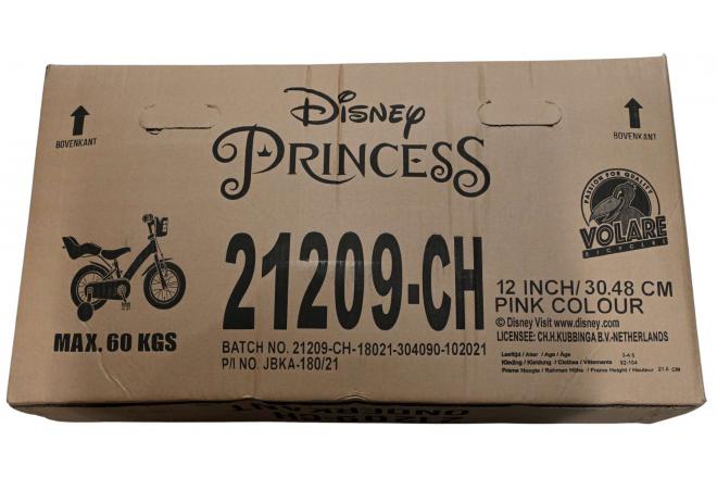 Disney Princess Children's Bicycle - Girls - 12 inch - Pink