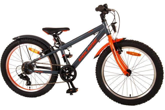 Volare Rocky children's bike - 20 inch - Grey-Orange - 6 speed - Prime Collection