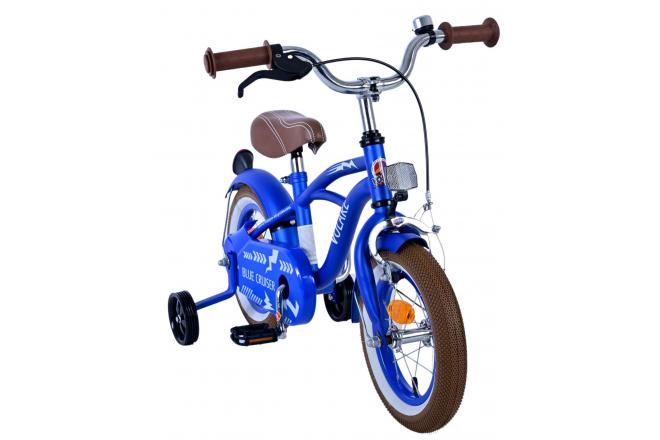 Volare Blue Cruiser Kinderfiets - Jongens - 12 inch - Blauw - 95% afgemonteerd