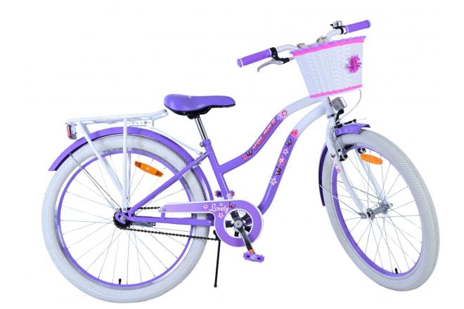 Volare Lovely children's bike - Girls - 24 inch - Purple