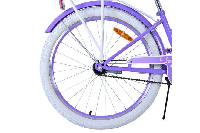 Volare Lovely children's bike - Girls - 24 inch - Purple