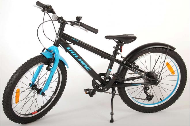 Volare Rocky children's bike - 20 inch - Black Blue - 85% completed - 6 speed - Prime Collection