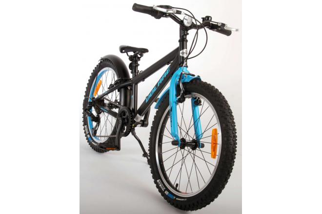 Volare Rocky children's bike - 20 inch - Black Blue - 85% completed - 6 speed - Prime Collection