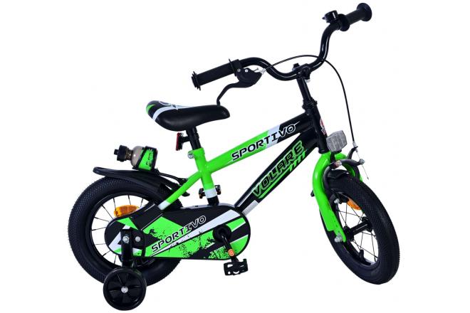 Volare Sportivo Kids bike - Boys - 12 inch - Green Black