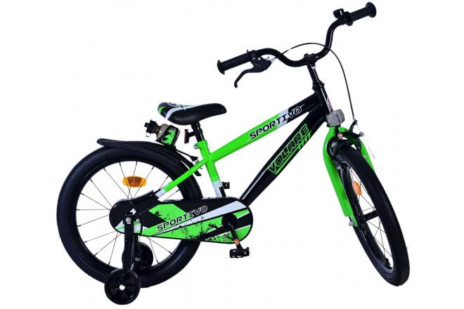 Volare Sportivo Kids bike - Boys - 18 inch - Green Black