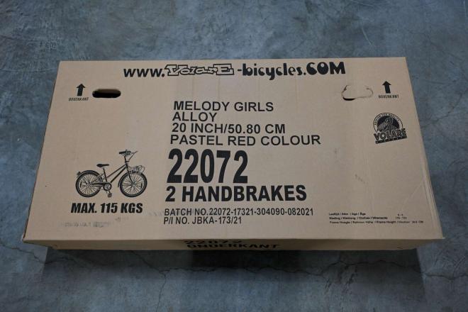 Volare Melody Children's bicycle - Girls - 20 inch - Coral red - two handbrakes - Prime Collection