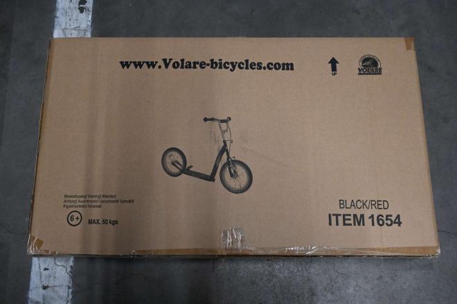 Volare Scooter 16 inch Black Red