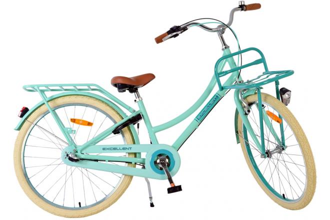 Volare Excellent Kinderfiets - Meisjes - 24 inch - Groen - 3 Versnellingen