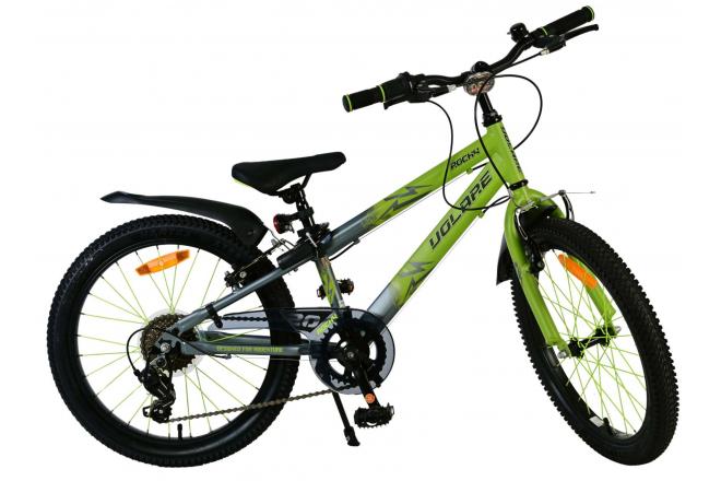 Volare Rocky Children's bike - 20 inch - 7 speed - Green/Grey