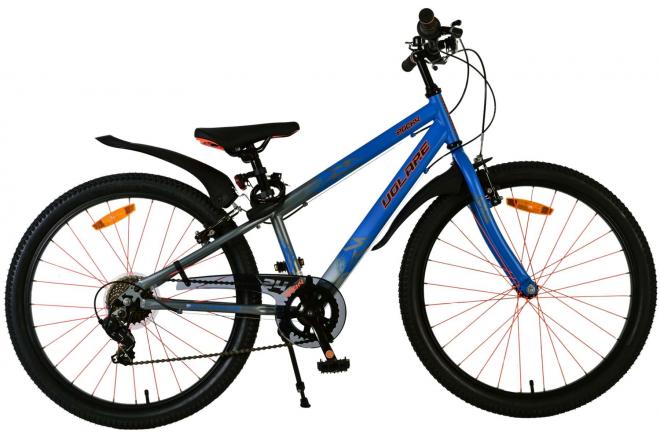 Volare Rocky children's bike - 24 inch - Blue - 7 speed