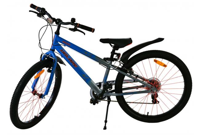 Volare Rocky Kinderfiets - 24 inch - Grijs - Shimano Nexus 3 versnellingen - 95% afgemonteerd